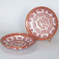 Lot 455 - Pair of Japanese Kutani chargers
