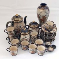 Lot 474 - Japanese coffee service and related items