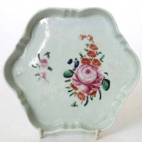 Lot 484 - Liverpool Chaffers teapot stand circa 1760   of