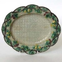 Lot 488 - Staffordshire oval dish circa 1750
