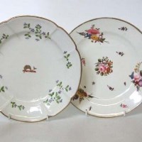 Lot 512 - Two Swansea porcelain plates circa 1815,   one