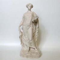 Lot 538 - Parian figure.
