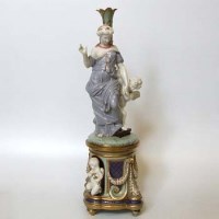Lot 543 - Porcelain Lamp Base probably Minton