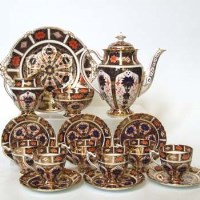 Lot 567 - Royal Crown Derby coffee service