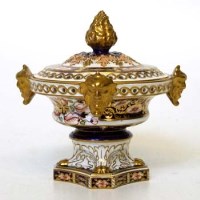 Lot 571 - Crown Derby Imari Vase