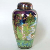 Lot 602 - Modern Wedgwood fairyland limited edition vase number 1