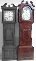 Lot 636 - Victorian mahogany longcase clock