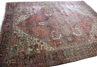 Lot 643 - Large Heriz Persian rug