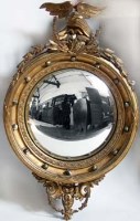 Lot 647 - Gesso framed wall mirror