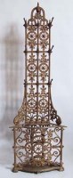 Lot 650 - Cast Iron hall stand