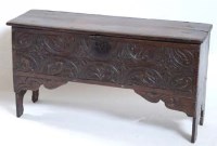 Lot 661 - Oak Planked Coffer
