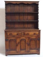Lot 683 - Jacobean style dresser
