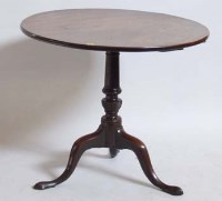 Lot 691 - George III mahogany occasional table