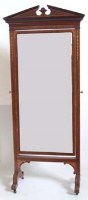 Lot 697 - Edwardian Cheval Mirror
