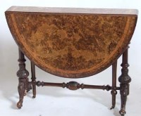 Lot 714 - Walnut Sutherland table