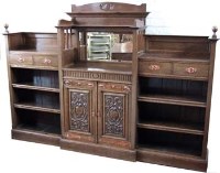 Lot 726 - Arts & Crafts mirror back chiffonier