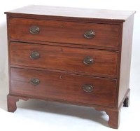 Lot 733 - Mahogany chest of drawers circa 1820