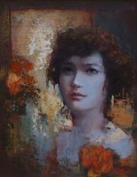 Lot 10 - Bohuslav Barlow, Karen, oil
