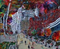 Lot 30 - Michael Gutteridge, Great Northern Square, Manchester, acrylic