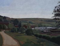 Lot 43 - Russell Howarth, Gardens, Delph, oil