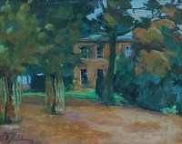 Lot 52 - Patrick Killery, Poole Hall, oil and a watercolour (2).