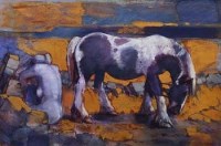 Lot 65 - Bohuslav Barlow, Back To Back, oil