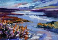 Lot 78 - Rita Banks, Anglesey Estuary, acrylic
