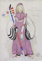 Lot 106 - Albert Wainwright,  Peter (Harold Burrought) as Boy Bishop, watercolour (2)