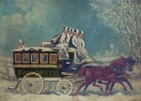 Lot 126 - English School, 19th century, Coaching scene, oil