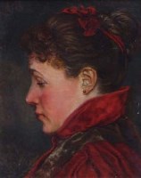 Lot 133 - English School, early 20th century, Wife of Arthur Rattray, oil