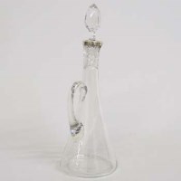 Lot 182 - HM Silver Mounted Claret Jug.