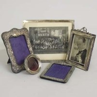 Lot 192 - HM Silver Frame & Other Silver Frames.
