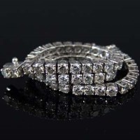 Lot 269 - Diamond six carat eighteen carat white gold