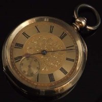 Lot 343 - Open faced pocket watch