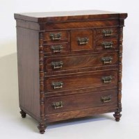Lot 378 - Late 19th Century Walnut Veneered Table/Chest