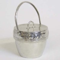Lot 402 - Archibald Knox biscuit barrel 01166