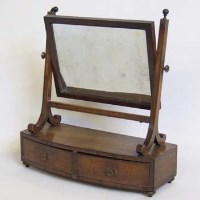 Lot 647 - Mahogany Dressing Mirror