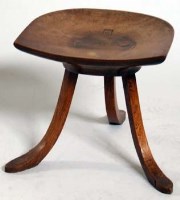 Lot 648 - Thebes style stool.