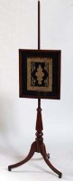 Lot 684 - Late Georgian Mahogany Pole Screen