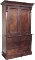 Lot 737 - Mahogany press.