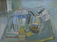 Lot 30 - Anthony Butler, Still life study, oil
