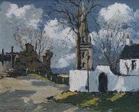 Lot 36 - Charles Wyatt Warren, Llandaff, oil