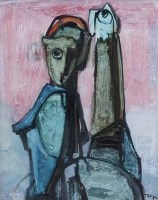 Lot 50 - Tadeusz Was, Figures, mixed media