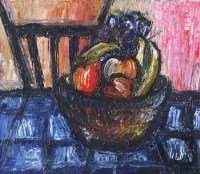 Lot 53 - J.L. Isherwood, Still life with fruit, oil