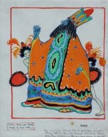 Lot 110 - Albert Wainwright, Herod and Aglavaine, costume designs, watercolour (2)