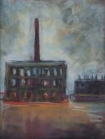 Lot 122 - Joyce Parfitt, Todmorden Mill, pastel