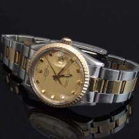 Lot 412 - Rolex Bi-metal Oyster mans watch.