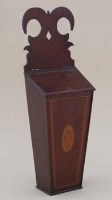 Lot 437 - George III candle box.