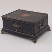 Lot 441 - Boulle Revival jewellery box.
