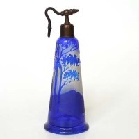 Lot 508 - Blue glass atomiser.